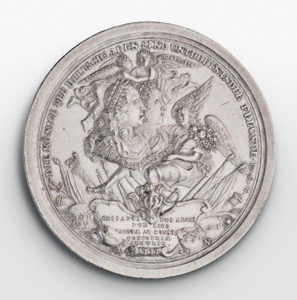 Medaille auf den Frieden mit Frankreich im Jahre 1737