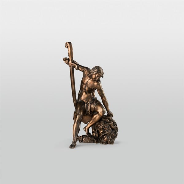 David mit dem Haupte Goliaths