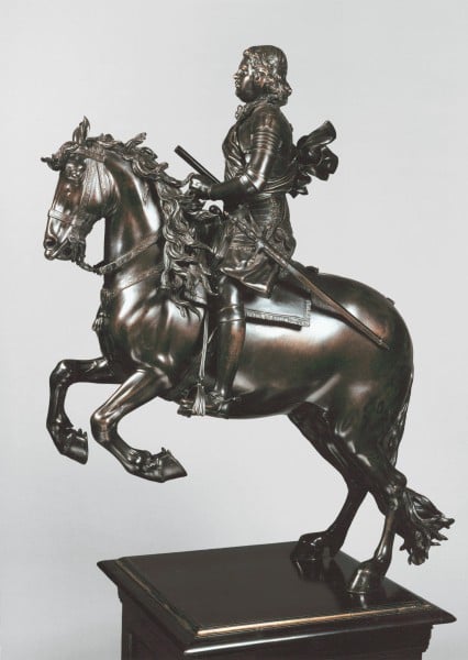 Reiterstatuette des Grossherzogs Ferdinando II. de’ Medici (mit später eingesetztem Kopf Zar Peters des Grossen)