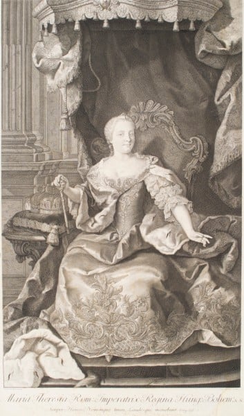 Maria Theresia Rom: Imperatix Regina Hung: Bohem: &.&.
