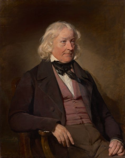 Porträt des Bildhauers Bertel Thorvaldsen (1770–1844)