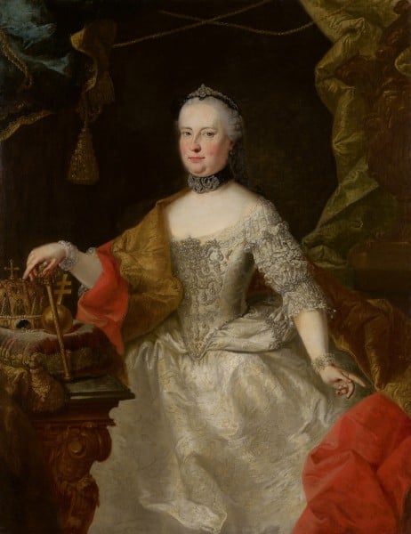 Porträt der Maria Theresia, Erzherzogin von Österreich, Königin von Ungarn und Böhmen (1717–1780)