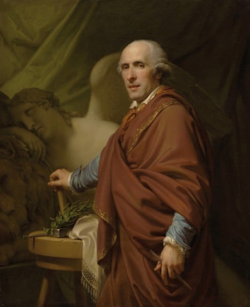 Porträt des Bildhauers Antonio Canova (1757–1822)