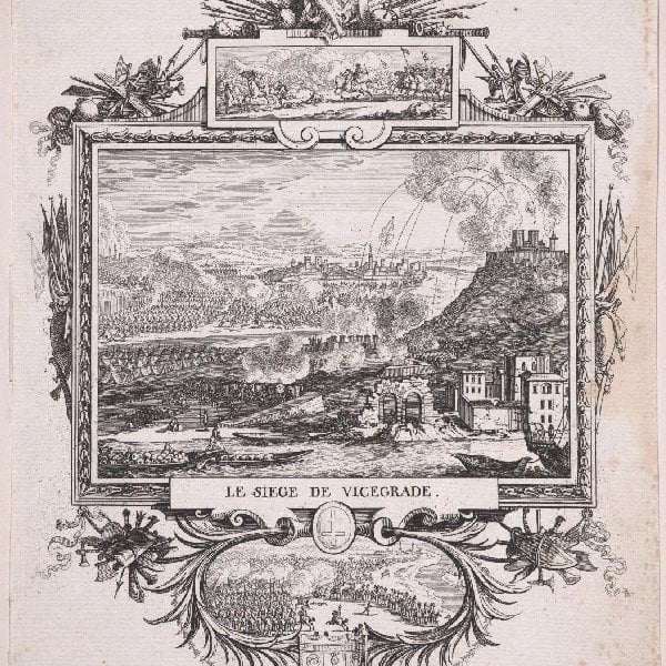 Le Siege de Vicegrade. Blatt aus der Folge: Die Eroberungen Ludwigs XIV.