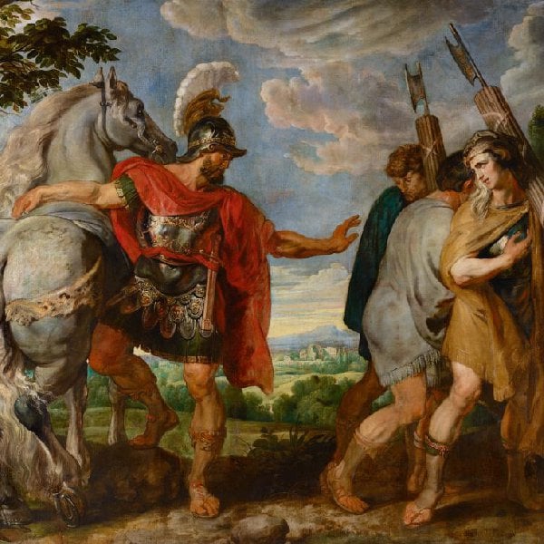 Decius Mus sendet die Liktoren aus