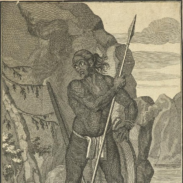 Malabaricus. Blatt aus einer Folge mit 24 Darstellungen von Frauen und Männern aus verschiedenen Regionen der Welt