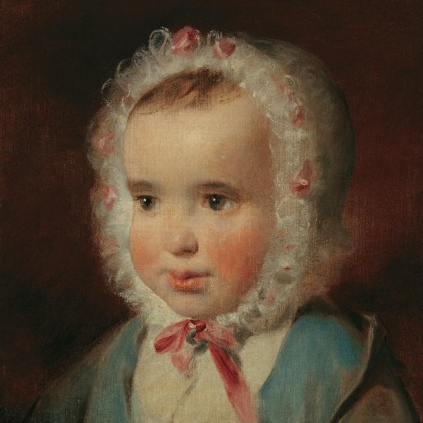 Porträt der Prinzessin Sophie von Liechtenstein (1837–1899) im Alter von etwa eineinhalb Jahren
