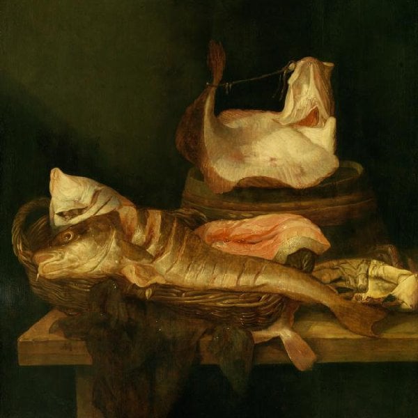 Stillleben mit Fischen