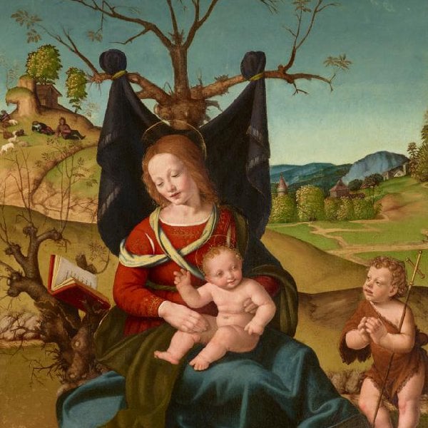 Maria mit dem Kind und dem Johannesknaben