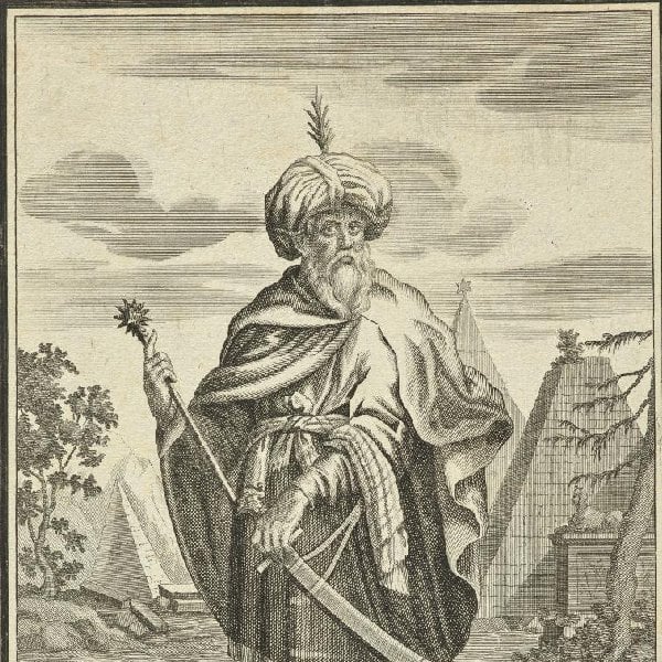 AEgyptius. Blatt aus einer Folge mit 24 Darstellungen von Frauen und Männern aus verschiedenen Regionen der Welt