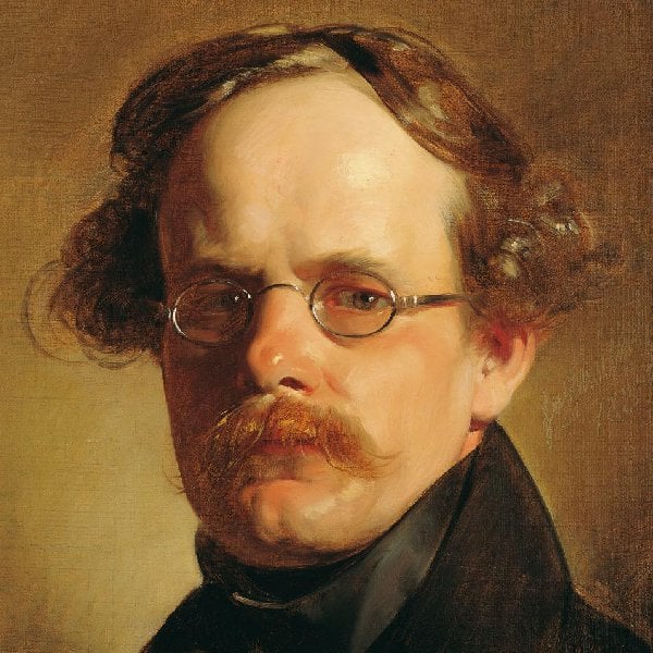 Porträt des Kupfer- und Stahlstechers Franz Xaver Stöber (1795–1858)