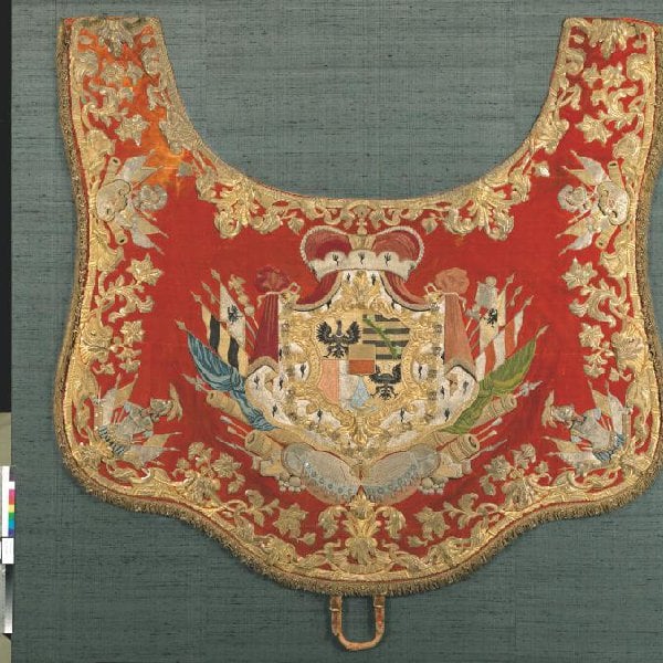 Pferde-Handdecke mit dem Fürstlich Liechtensteinischen Wappen