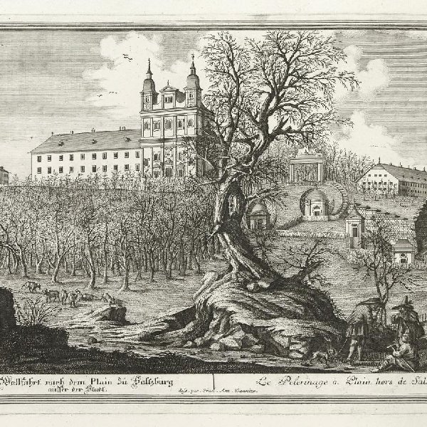 Die Wallfahrt nach dem Plain zu Saltzburg ausser der Stadt., aus: Die Saltzburgische Kirchen-Prospect (...), Nr. 20