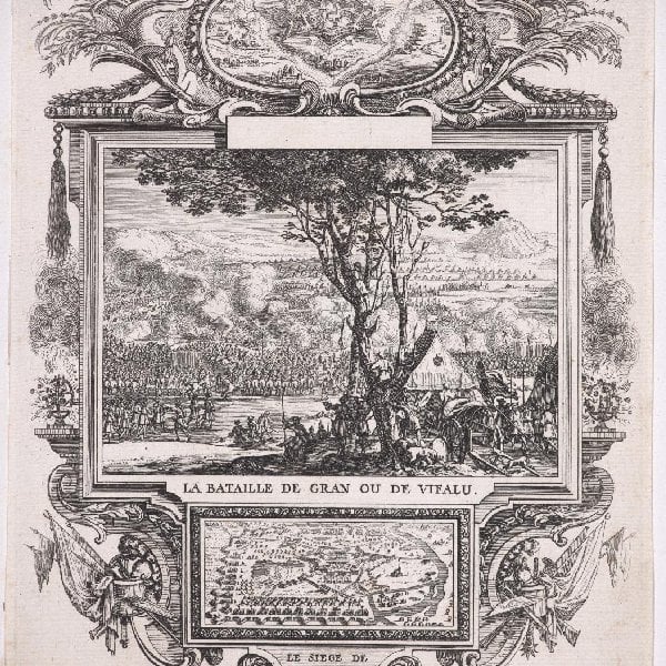 La Bataille de Gran ou de Vifalu. Blatt aus der Folge: Die Eroberungen Ludwigs XIV.