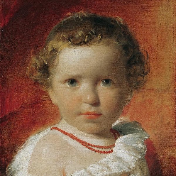 Porträt der Prinzessin Karoline von Liechtenstein (1836–1885) im Alter von eineinhalb Jahren