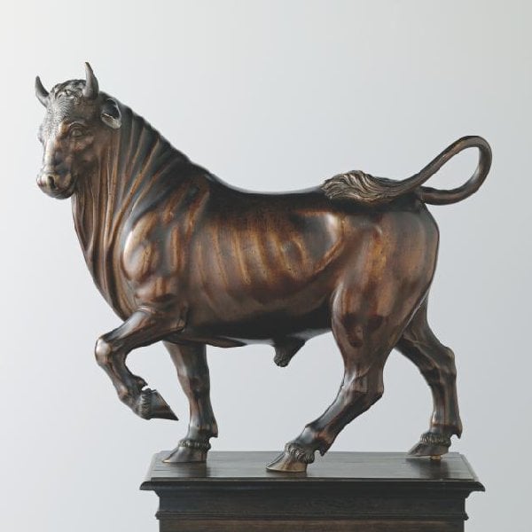 Schreitender Stier