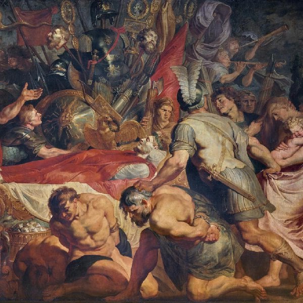 Die Totenfeier für Decius Mus