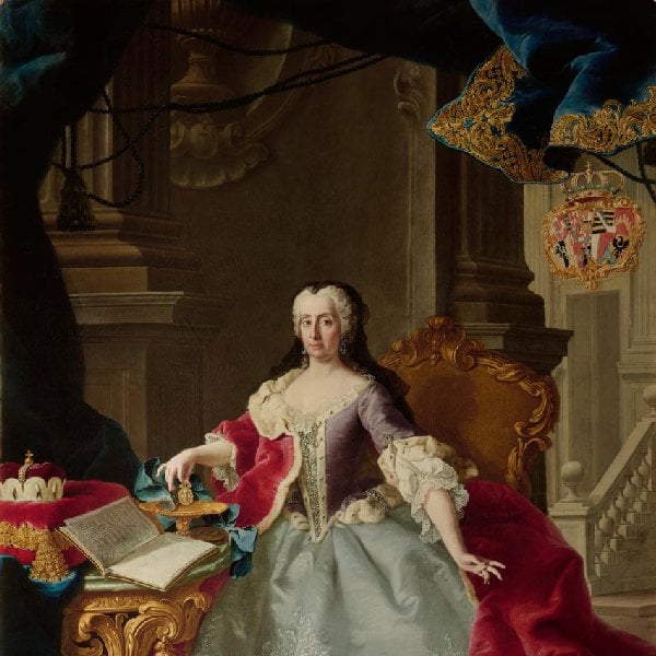 Porträt der Herzogin Maria Theresia von Savoyen-Carignan, geb. Fürstin von Liechtenstein (1694–1772)